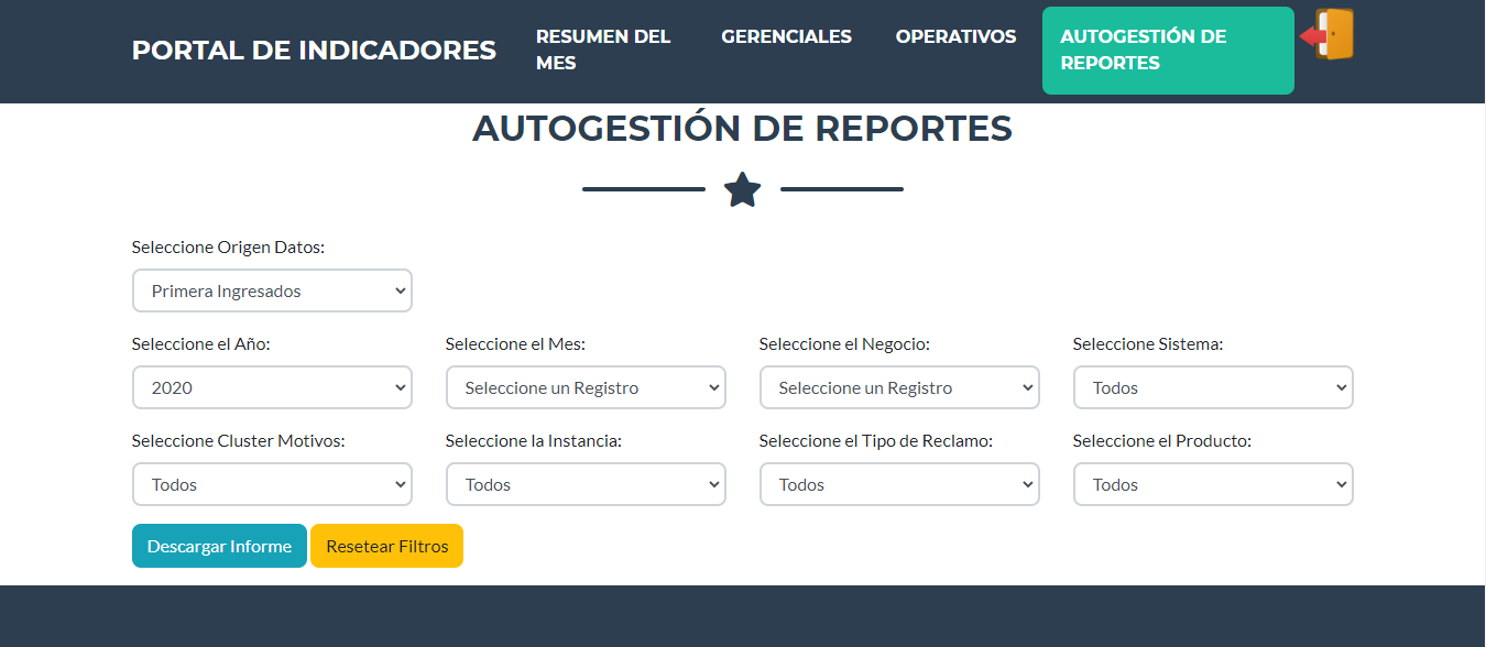 Autogestor de Informes